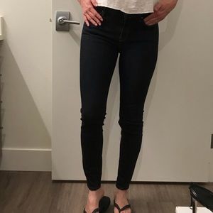 Mango black skinny jeans
